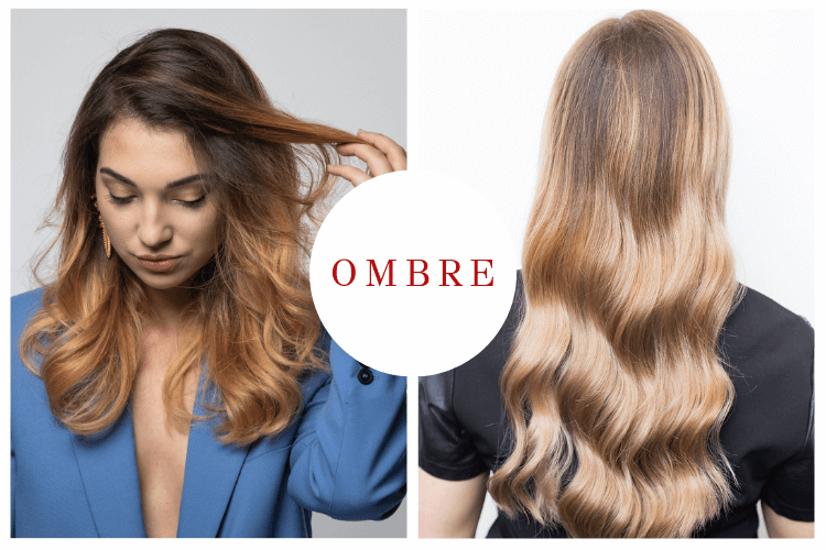 ombre w milek design, ombre na dlugich wlosach