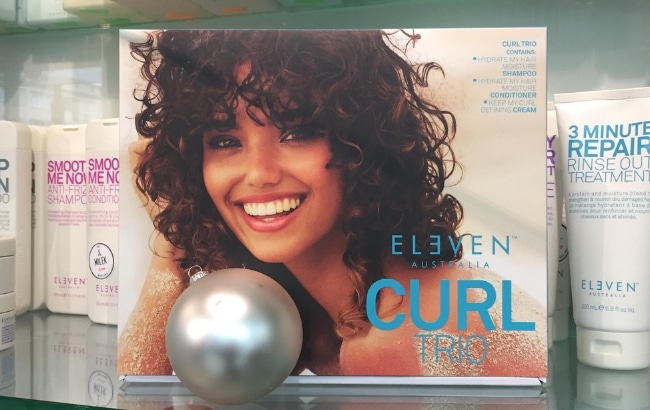 profesjonalny zestaw kosmetyków, Zestaw świąteczny Eleven Curl 